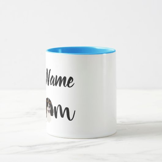 Aangepaste driekleurige Cavalier-cadeaus Mok (Midden)