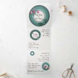 Aangepaste drieledige brief Vold Weddenschap Drieluik Uitnodiging