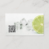 Aangepaste Drink-bestelkaart - Limoen Visitekaartje (Achterkant)