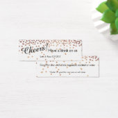 Aangepaste Drink Tickets Mini Visitekaartjes (Bureau)