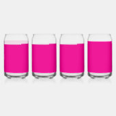 Aangepaste drinksets | Stijlvolle feestglazen Blikvorm Glas (Voorkant)
