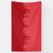 Aangepaste Drip Tomato Rode Banner – Bewerkbaar on (Verticaal)