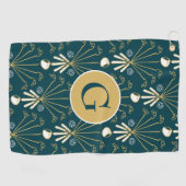 Aangepaste drivers, strijkijzers 'n putters ontwer golfhanddoek (Horizontaal)