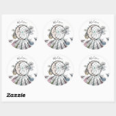 Aangepaste drocatcher-stickers ronde sticker (Vel)