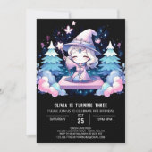 Aangepaste Dromerige Wizard Verjaardag Kaart (Voorkant)