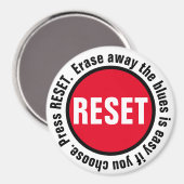 Aangepaste Druk op de Reset Button Magneet (Voorkant / Achterkant)