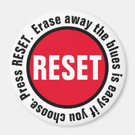 Aangepaste Druk op de Reset Button Magneet