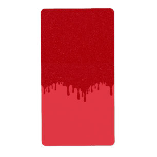 Aangepaste Druppelende Tomaat Rode Verzendlabels O Etiket