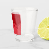 Aangepaste druppelende tomaatrode shotglas – 44 ml shot glas (Rechts)