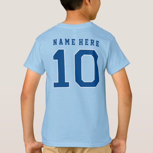 AANGEPASTE DUBBELE DIGITS CLUB #10 BIRTHDAY T-shir T-shirt (Achterkant)