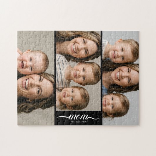 Aangepaste dubbele moeder ingestelde jaren script legpuzzel (Horizontaal)