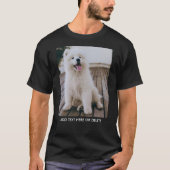 Aangepaste dubbelzijdige foto-tekst t-shirt (Voorkant)