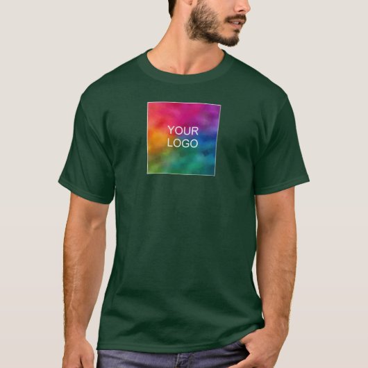 Aangepaste, dubbelzijdige Groene Aangepast Diepe B T-shirt (Voorkant)