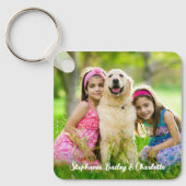 Aangepaste dubbelzijdige Kinder gepersonaliseerde  Sleutelhanger (Voorkant)