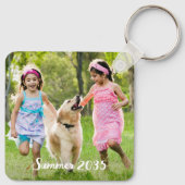 Aangepaste dubbelzijdige Kinder gepersonaliseerde  Sleutelhanger (Achterkant)