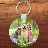 Aangepaste dubbelzijdige Kinder Personazlied twee Sleutelhanger (Voorkant)