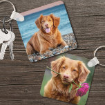 Aangepaste Dubbelzijdige Pet Dog Foto Sleutelhanger<br><div class="desc">Creëer Een gepersonaliseerde dierensouvenir met deze aangepaste dubbelzijdige hondenfoto-sleutelhanger, ideaal voor elke hondenmoeder, vader of dierenliefhebber! Laat je harige vriend zien door twee verschillende foto's toe te voegen - één voor elke kant - waardoor het een uniek en speciaal accessoire is. Of het nu gaat om een kerstcadeau, een verjaardagscadeau...</div>