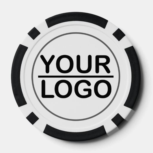 Aangepaste Dubbelzijdige Poker Chips met Logo (Achterkant)