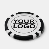 Aangepaste Dubbelzijdige Poker Chips met Logo (Enkel)