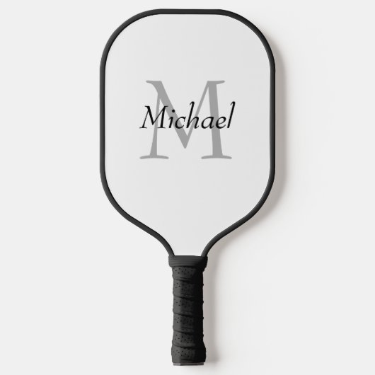 Aangepaste dubbelzijdige Sjabloon van het monogram Pickleball Paddle (Voorkant)
