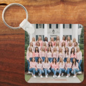 Aangepaste dubbelzijdige Sorority Sleutelhanger (Voorkant)