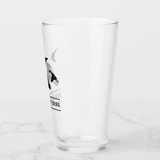 Aangepaste duck Hunting Beer Glass Tumblr Glas (Links)