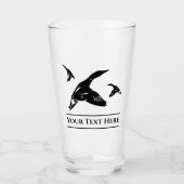 Aangepaste duck Hunting Beer Glass Tumblr Glas (Voorkant)