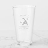 Aangepaste duck Hunting Beer Glass Tumblr Glas (Achterkant)