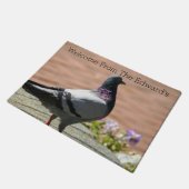 Aangepaste duif Welkom Mat (Schuin)