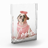 Aangepaste duim LOVE Cute Fotoblokken (Links)