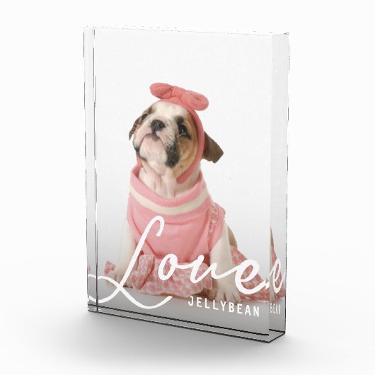 Aangepaste duim LOVE Cute Fotoblokken (Rechts)