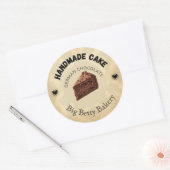 Aangepaste Duitse chocolade taart etiketten | Gepe (Envelop)