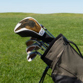 Aangepaste Duitse herder met monogram Golfheadcover (Insitu)