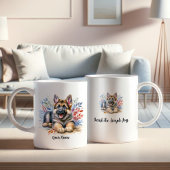 Aangepaste Duitse Herder Mok met Quote