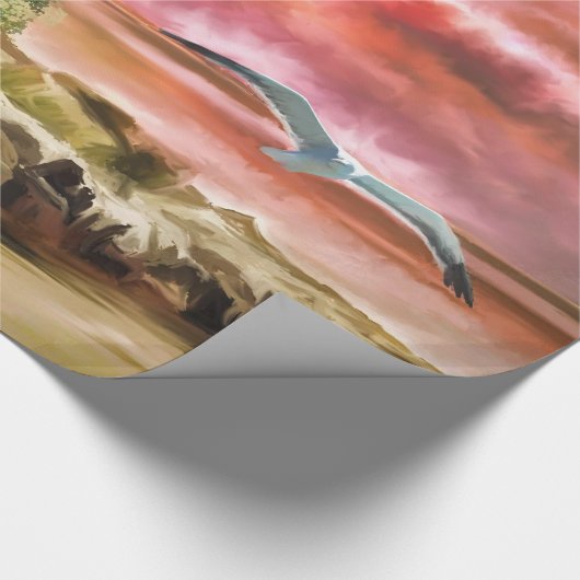 Aangepaste Duitse herder Vuurtoren inpakpapier (Hoek)