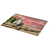 Aangepaste Duitse Herder Vuurtoren snijplank (Hoek)