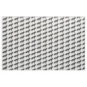 Aangepaste Duitse Herdershond Silhouet Stof (Yard (91,4 cm))