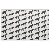 Aangepaste Duitse Herdershond Silhouet Stof (Fat Quarter)