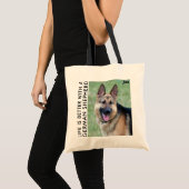 Aangepaste Duitse Herdersliefhebber Hondenmoeder Tote Bag (Voorkant (product))