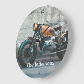 Aangepaste  Duitse motorfiets Grote Klok (Hoek)