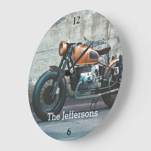 Aangepaste  Duitse motorfiets Grote Klok (Hoek)