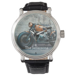 Aangepaste Duitse motorfiets Horloge