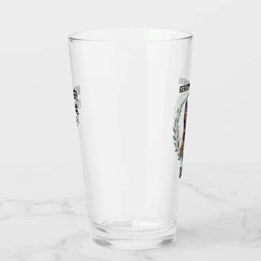Aangepaste Duitse Shepherd Dad Glas (Rechts)