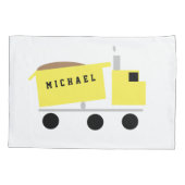 Aangepaste Dump Truck Pillowcase Kussensloop (Achterkant)