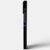 Aangepaste dunne blauwe lijn politieagent vlag van Case-Mate iPhone case (Achterkant / Links)