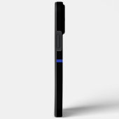 Aangepaste dunne blauwe lijn politieagent vlag van Case-Mate iPhone case (Achterkant / Rechts)