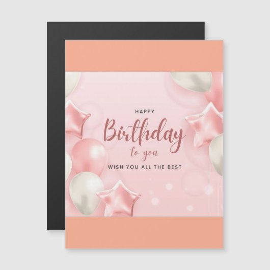 Aangepaste dunne magnetische Kaarten voor verjaard (Voorkant / Achterkant)