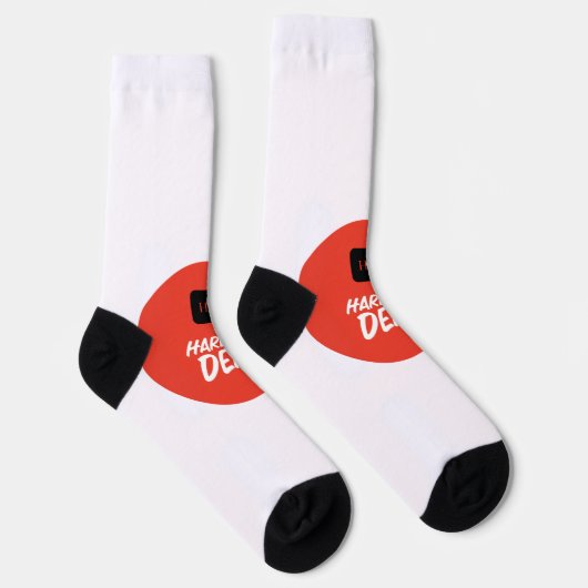 Aangepaste, duurzame Premium Crew Socket Sokken (Rechts)