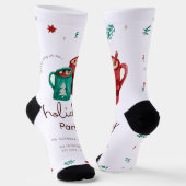 Aangepaste, duurzame Premium Crew Socket Sokken (Gebogen)