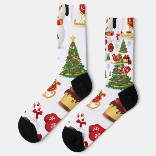 Aangepaste, duurzame Premium Crew Socket Sokken (Links)